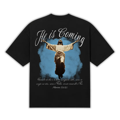 He Is Coming - Oversized [Black]