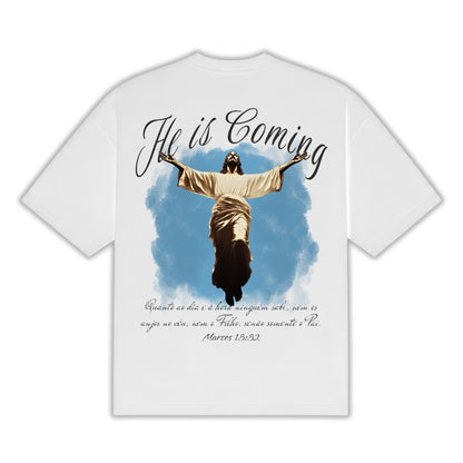He Is Coming - Oversized [White]